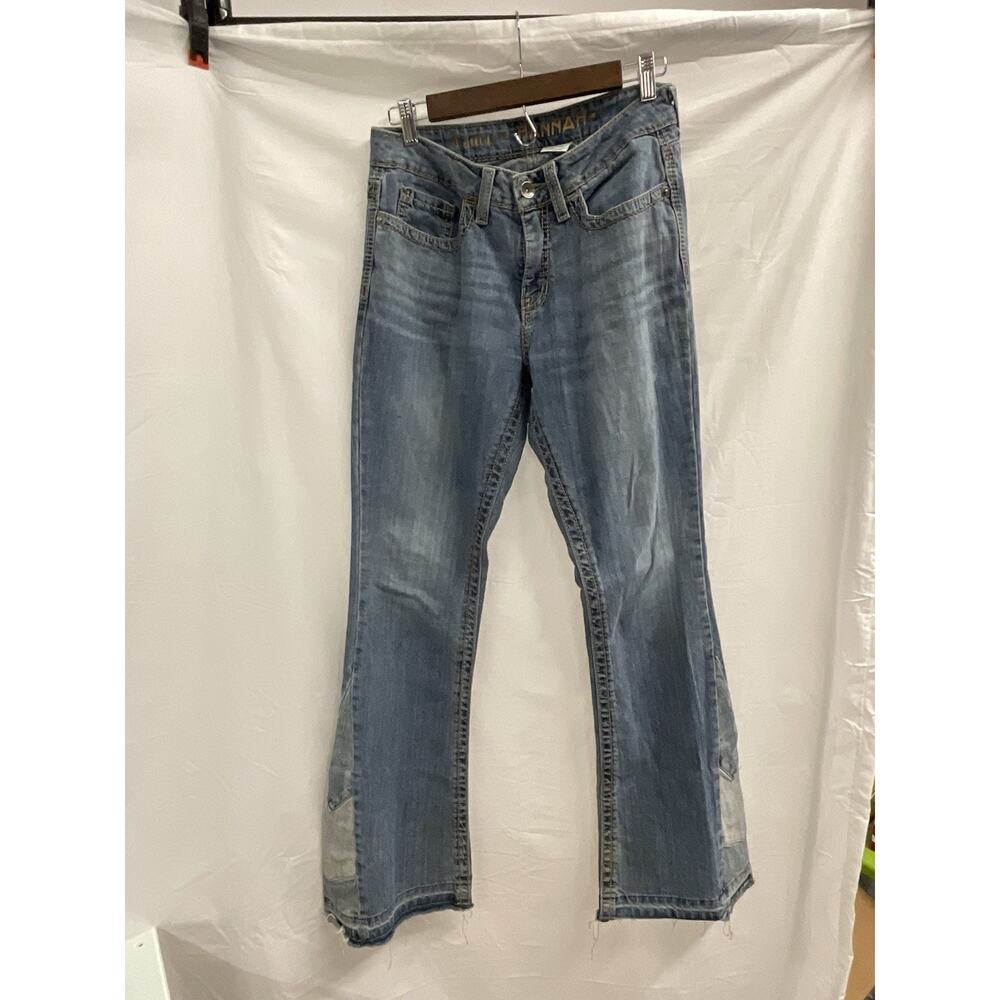 Cruel Girl Women's Hannah Mid Rise Gusset Flare Jeans Size 28 CB19354071 Y2K
